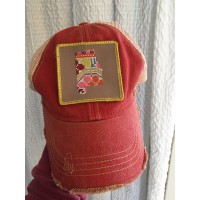 Judith March Alabama Patchwork Hat  Red  eb-94254046